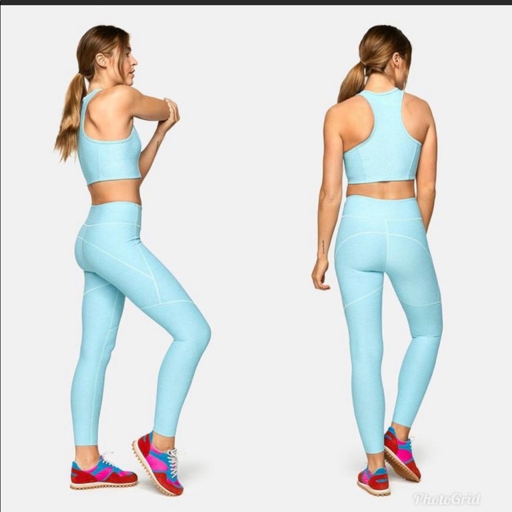 Outdoor Voices 7/8 Warmup Legging Pool Blue